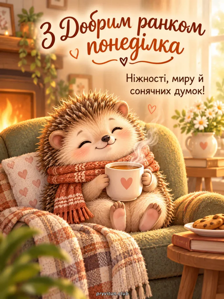 Доброго ранку та вдалого понеділка