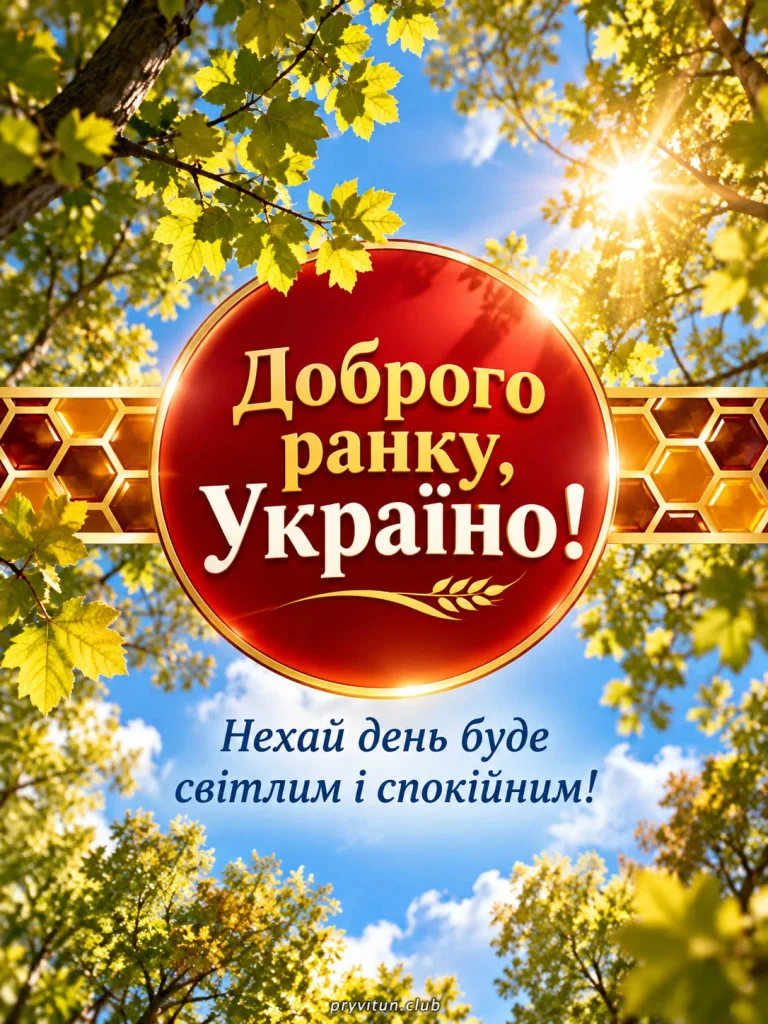 Доброго ранку, українці, бережіть себе