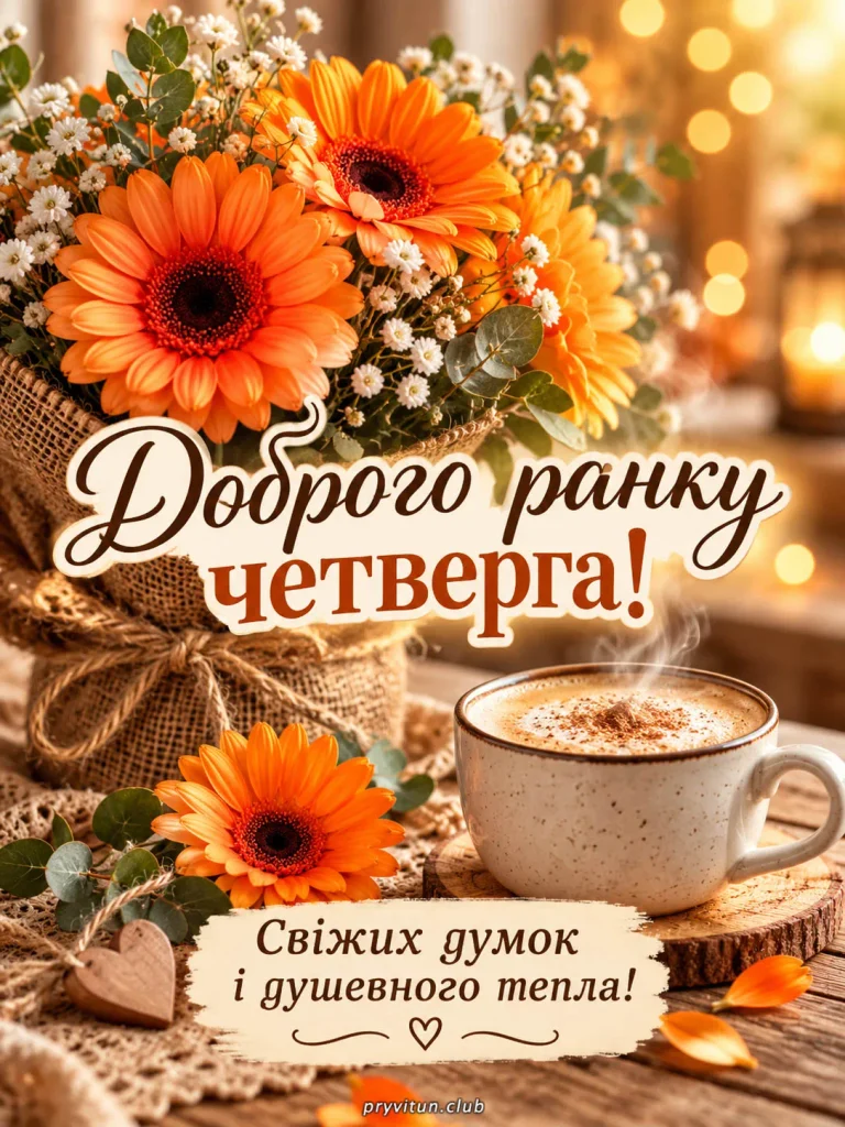 Гарного четвергового ранку