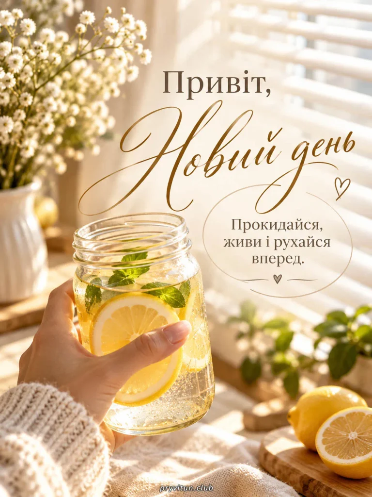 Гарного дня, бережи себе та своїх рідних