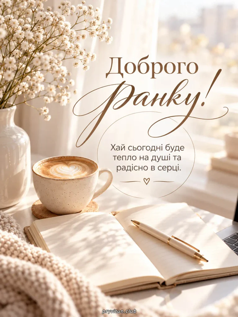 Гарного дня та віри у краще