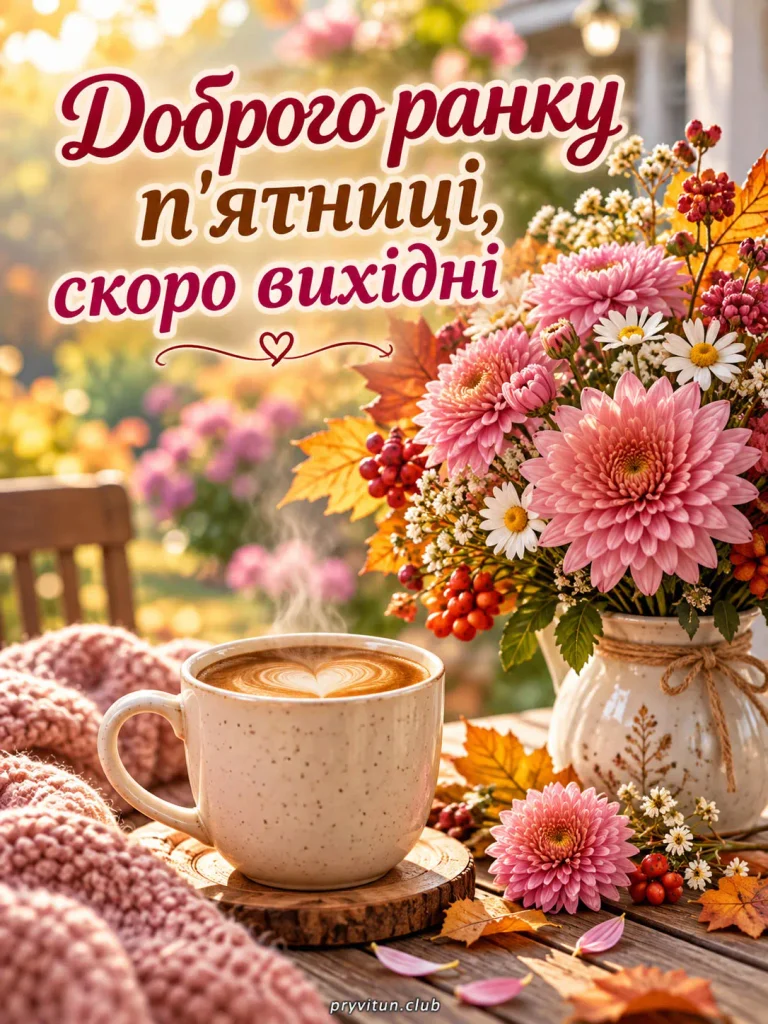 Гарного п'ятничного ранку