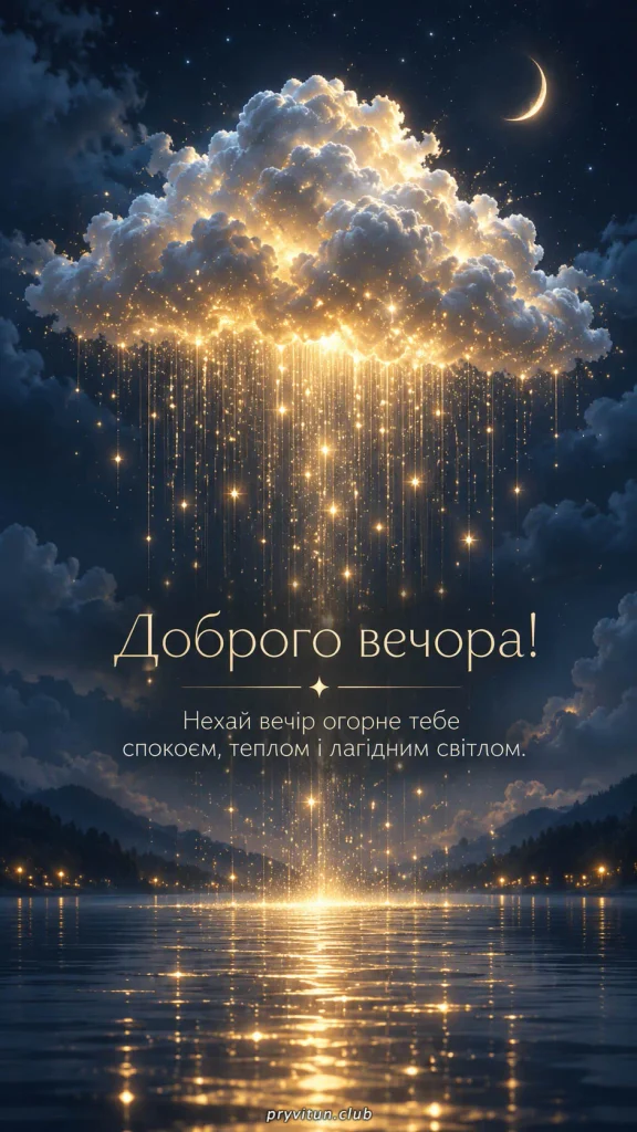 Гарного вечора і спокійного нічного відпочинку
