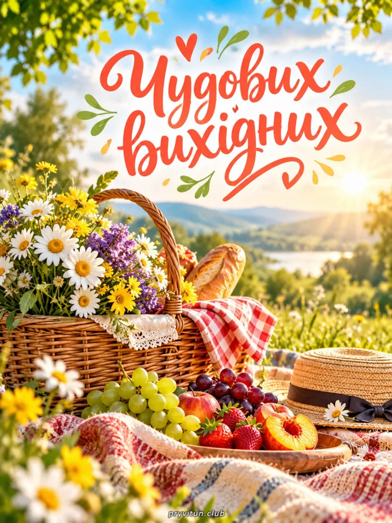 Гарних та чудових вихідних
