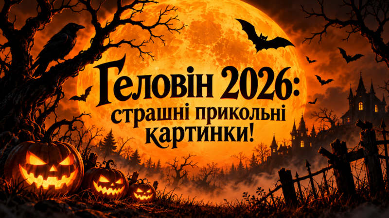 Геловін 2026: страшні та прикольні картинки, листівки, вірші й привітання в прозі