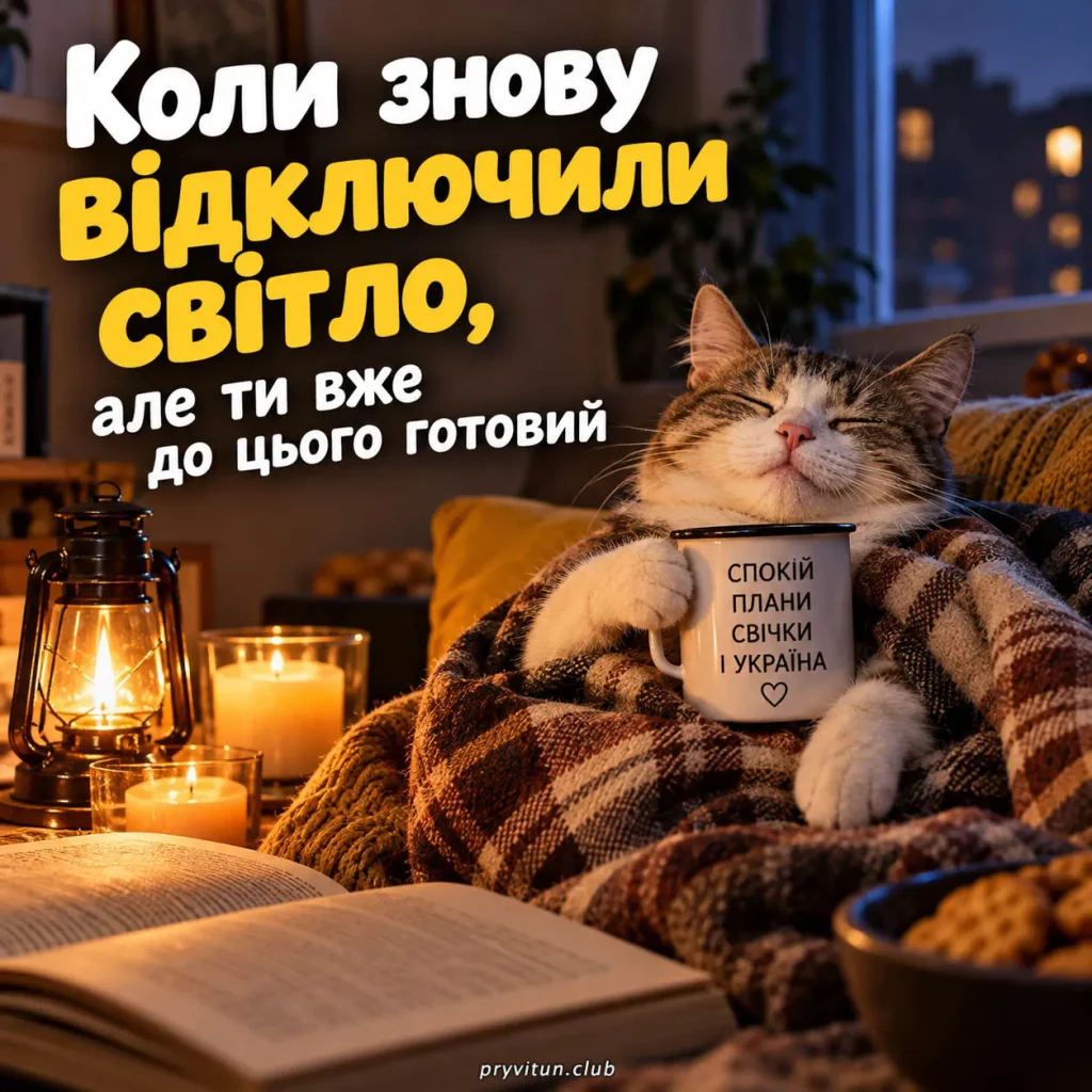 Гумор про блекаут в Україні