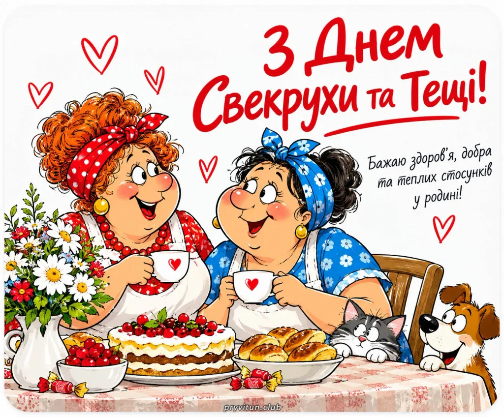Любій свекрусі — квітів, тепла та ніжності