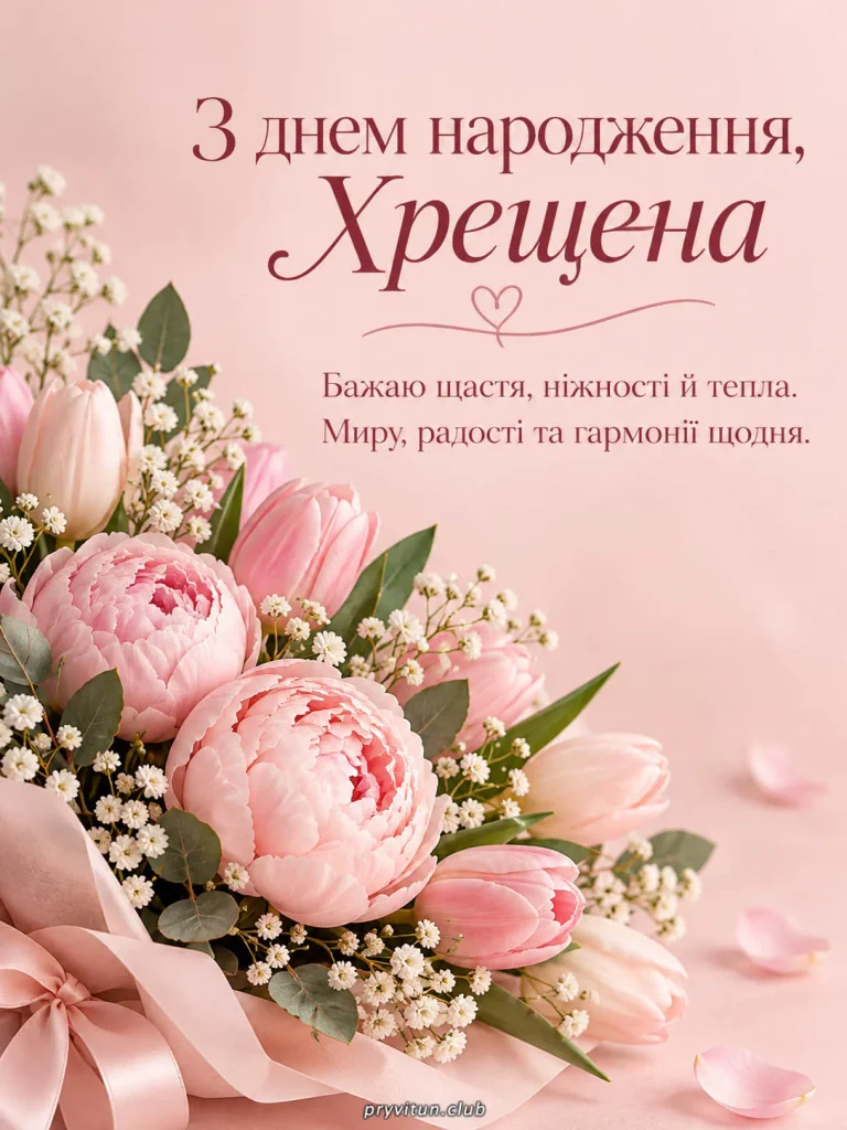 Любові, добра та радості хрещеній мамі