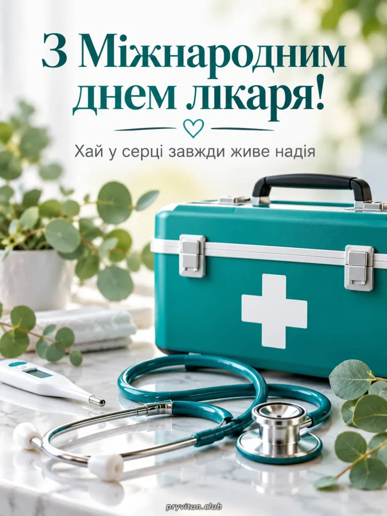 Міцного здоров'я та наснаги лікарям
