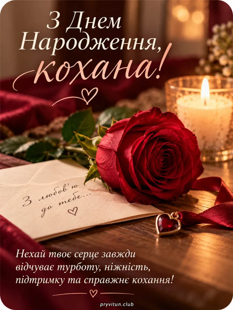 Моїй коханій у День народження