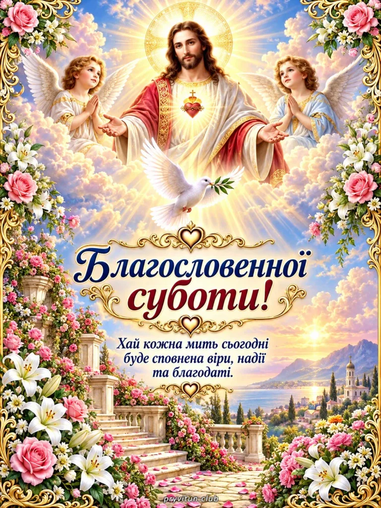 Мирної суботи з теплом у серці