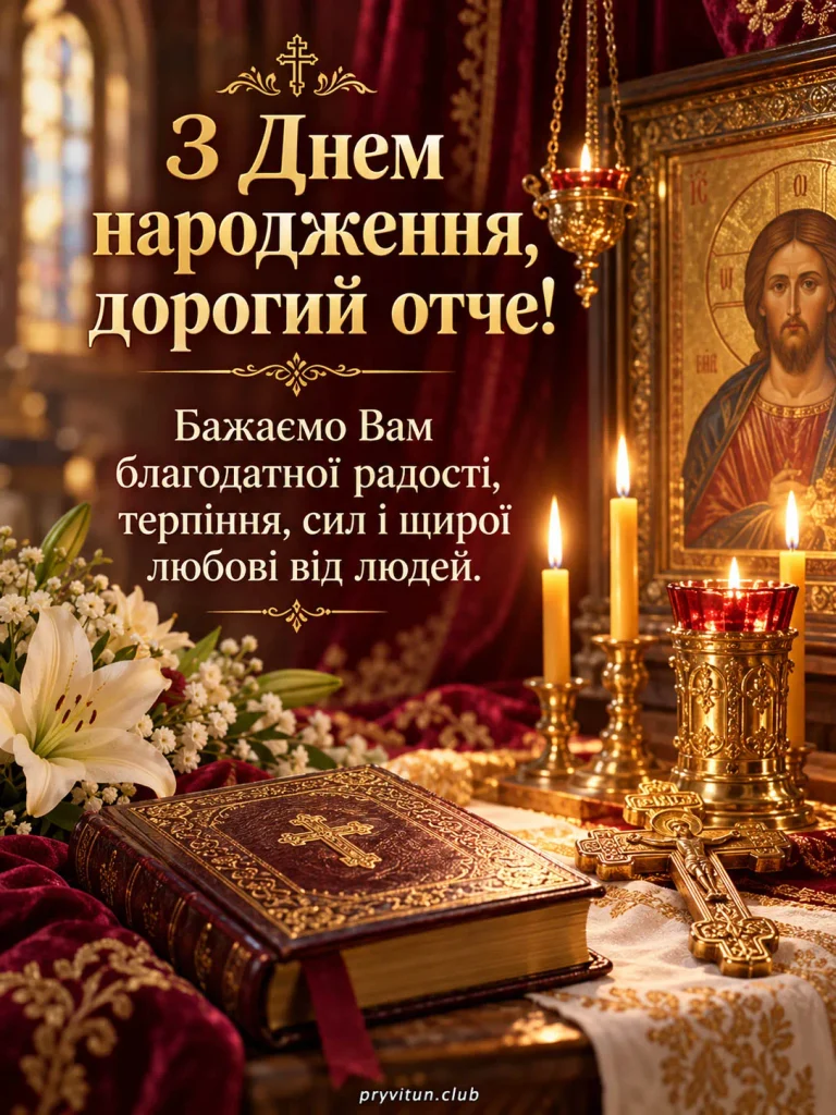 Миру, добра та благодаті у День народження