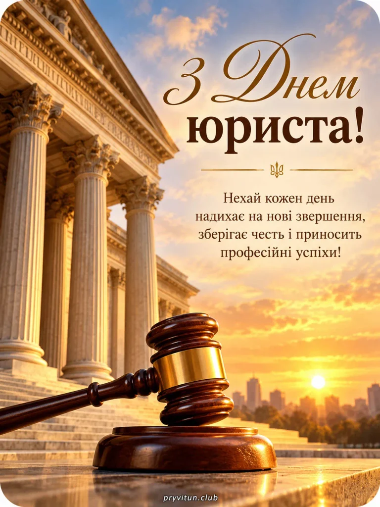 Найкращі побажання до Дня юриста