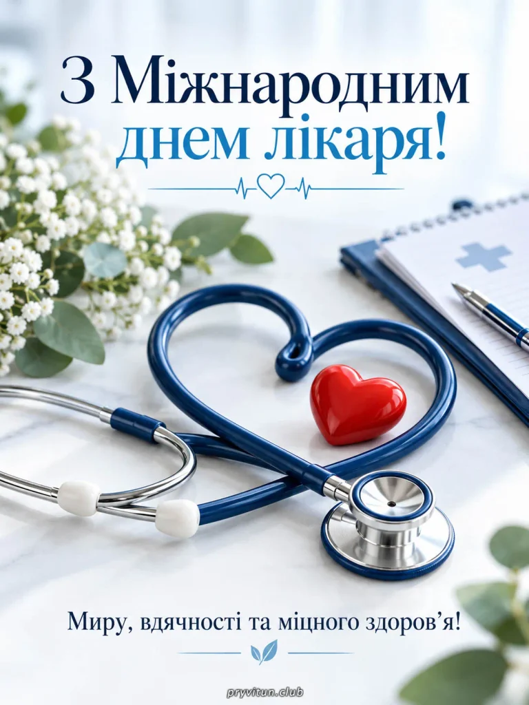 Найкращі побажання до Дня лікаря