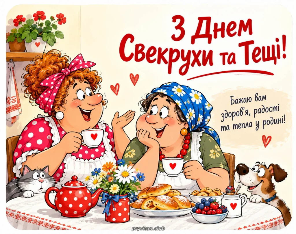 Найкращі побажання з Днем свекрухи