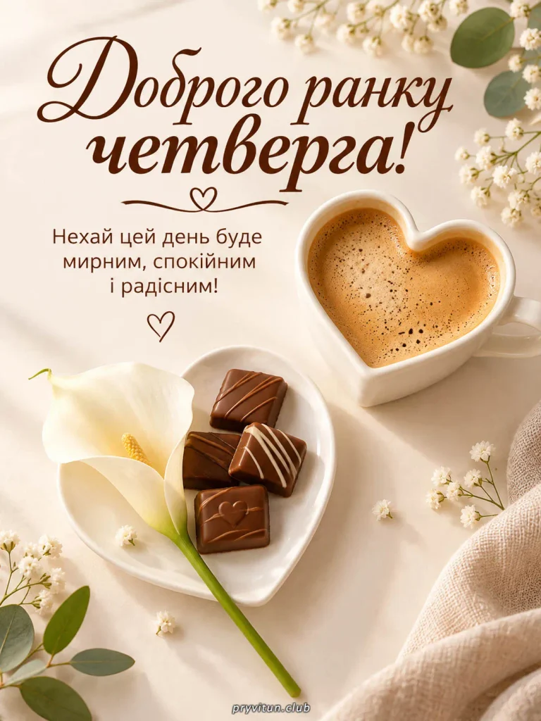 Нехай четвер почнеться з усмішки