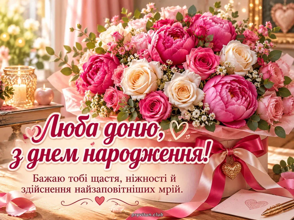 Нехай доля буде щедрою до тебе, донечко