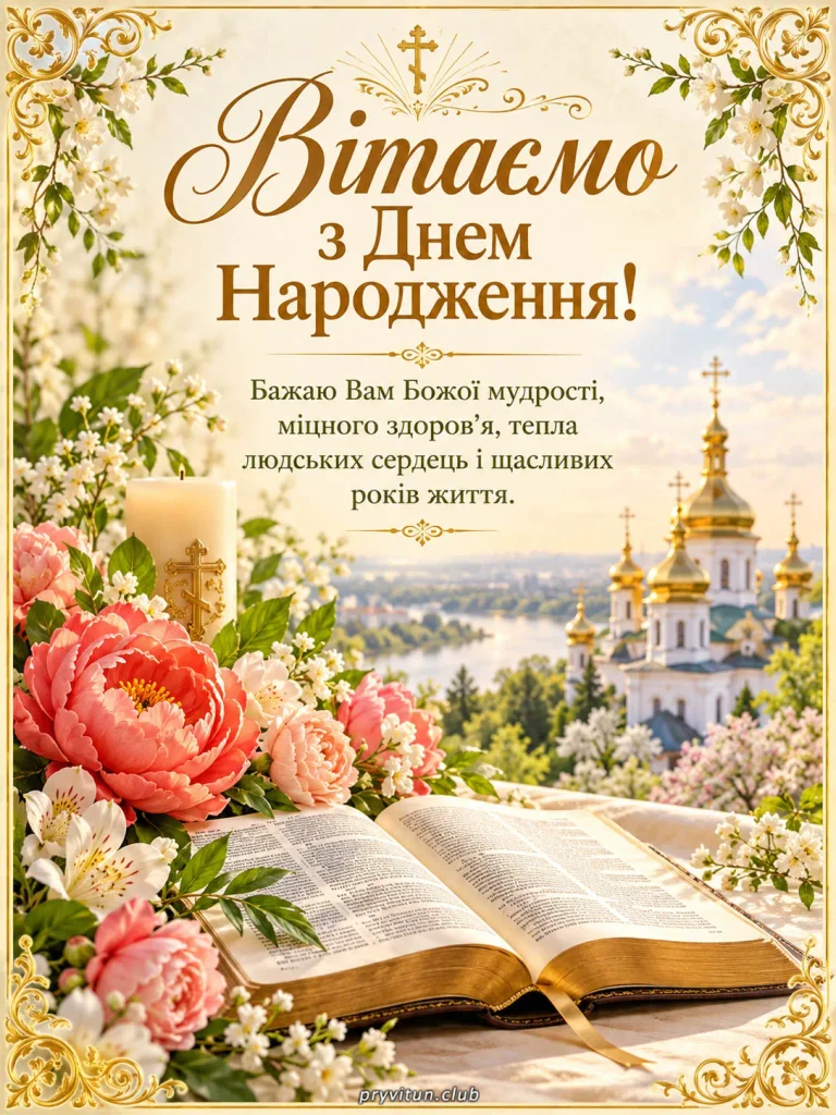 Нехай Господь благословляє Ваш життєвий шлях