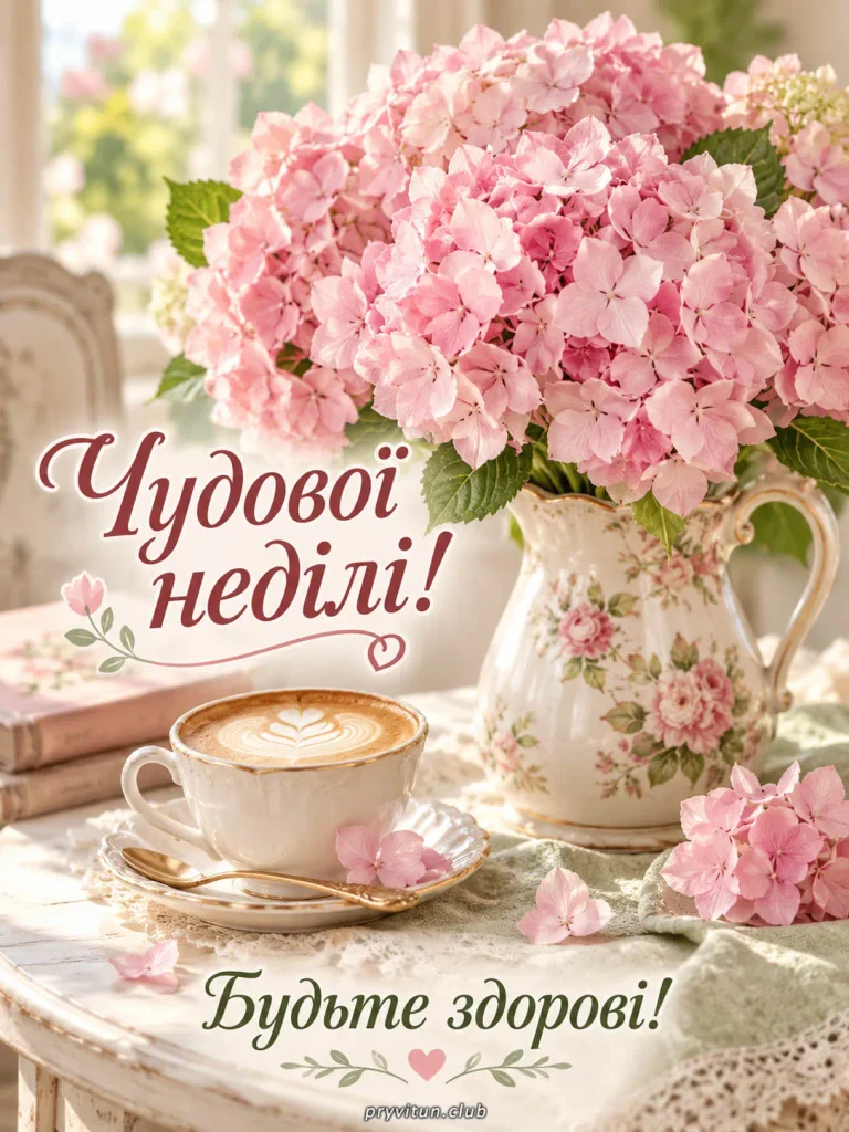 Нехай неділя принесе сили та здоров'я