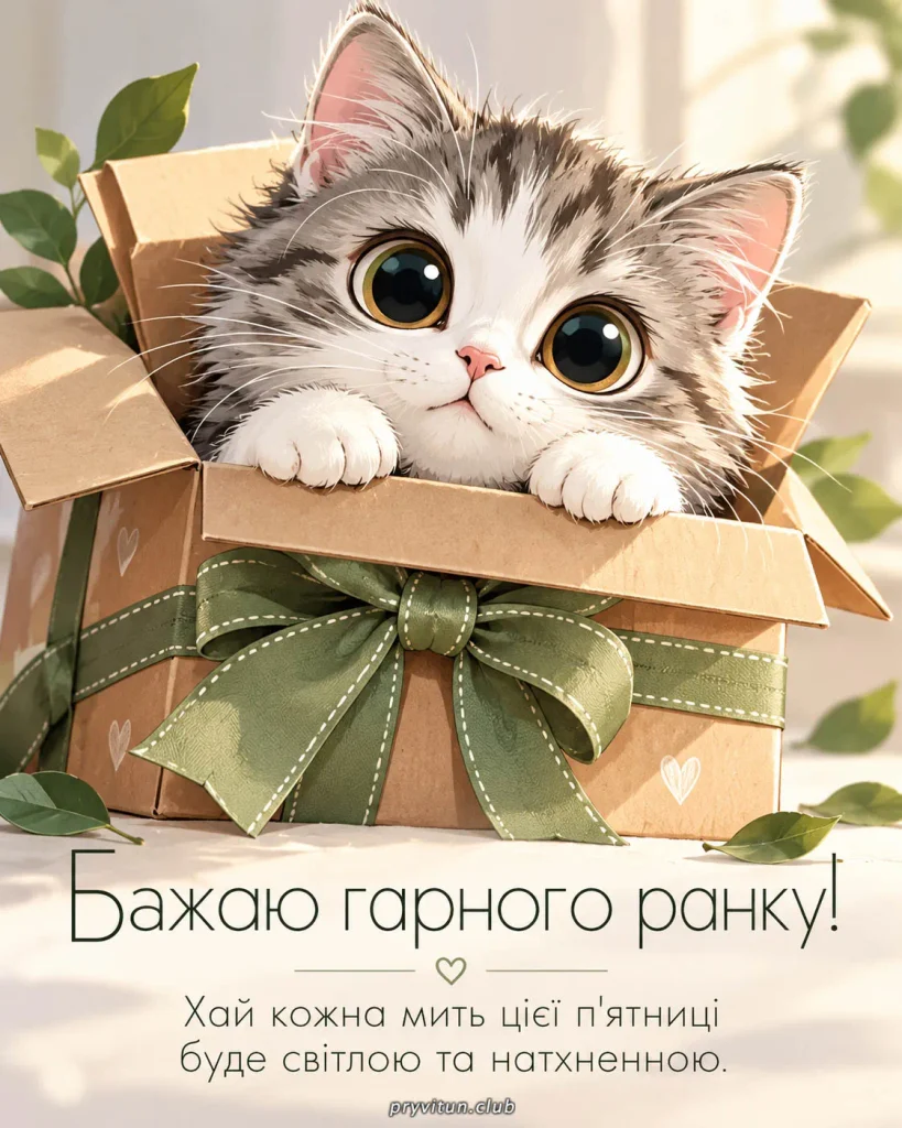 Нехай п'ятниця почнеться з усмішки