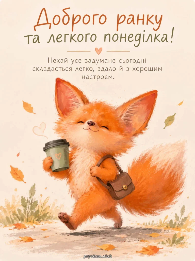 Нехай понеділок почнеться з усмішки