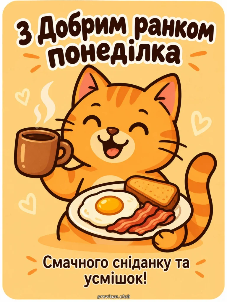Нехай понеділок принесе добрі новини