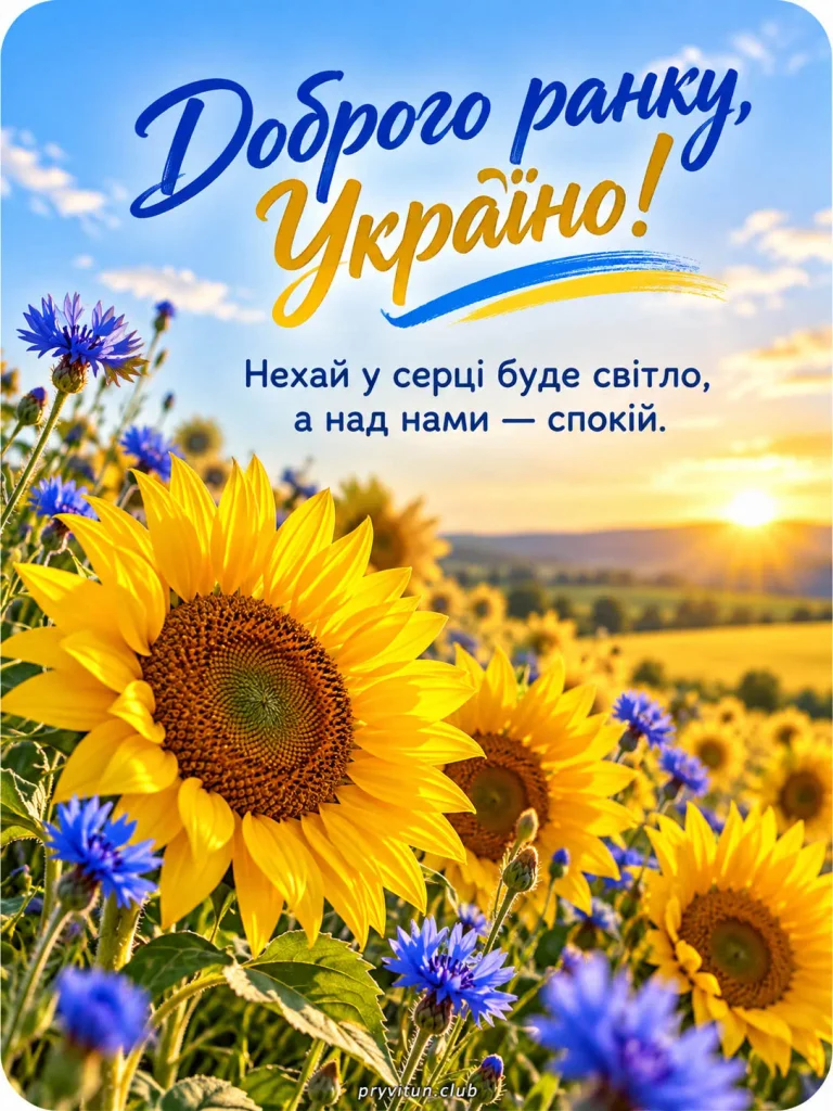 Нехай ранок принесе Україні добрі новини