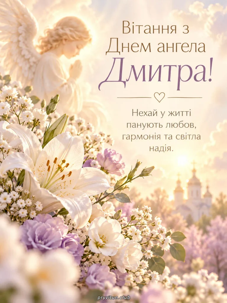 Нехай святий Димитрій оберігає тебе