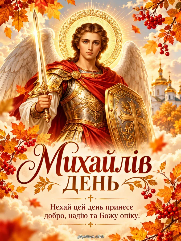Нехай святий Михаїл захищає ваш дім