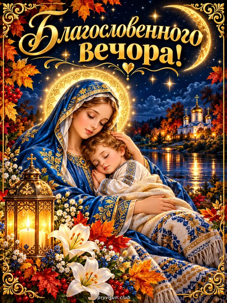 Нехай вечір буде спокійним і мирним
