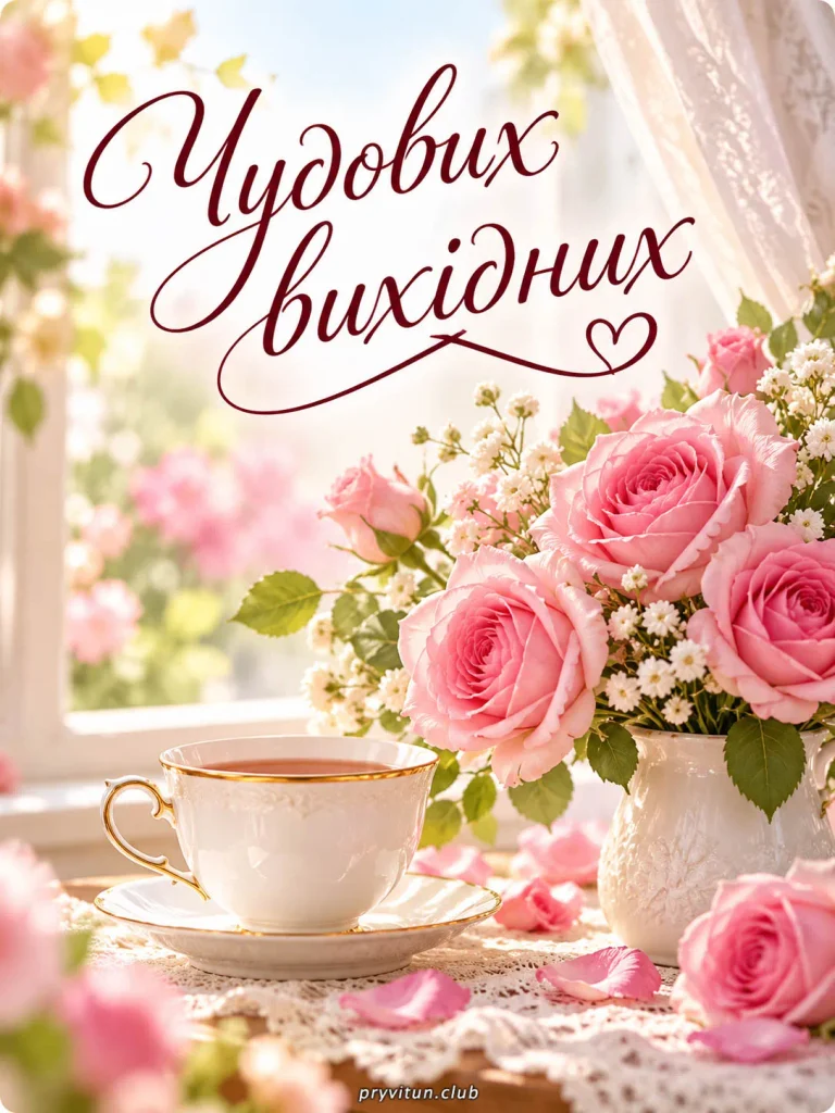 Нехай вихідні будуть незабутніми