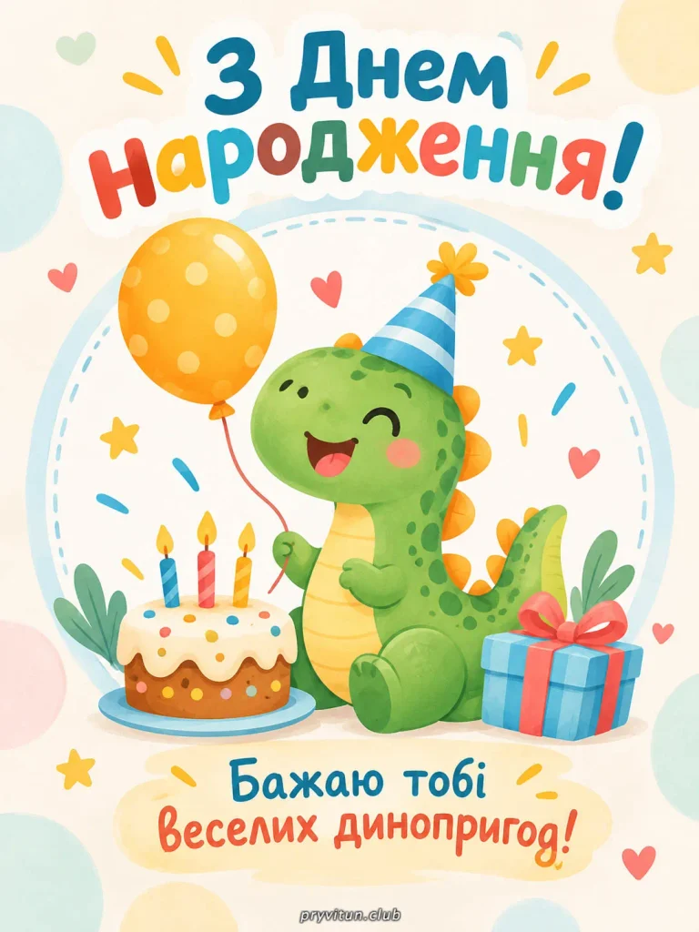 Нехай здійснюються всі твої дитячі мрії