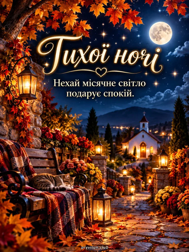 Нехай зорі охороняють ваш спокій