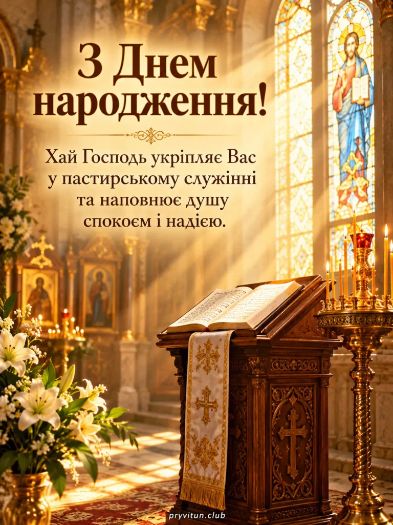 Отче, нехай Господь зміцнює Вас у служінні