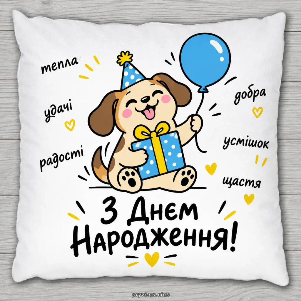 Прикольне привітання з Днем народження