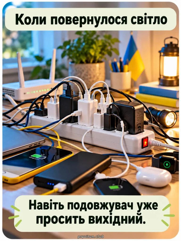 Приколи про відключення світла