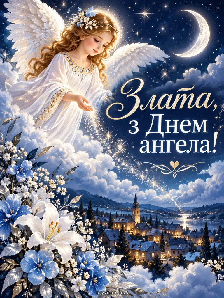 Щирі привітання з Днем ангела Злати