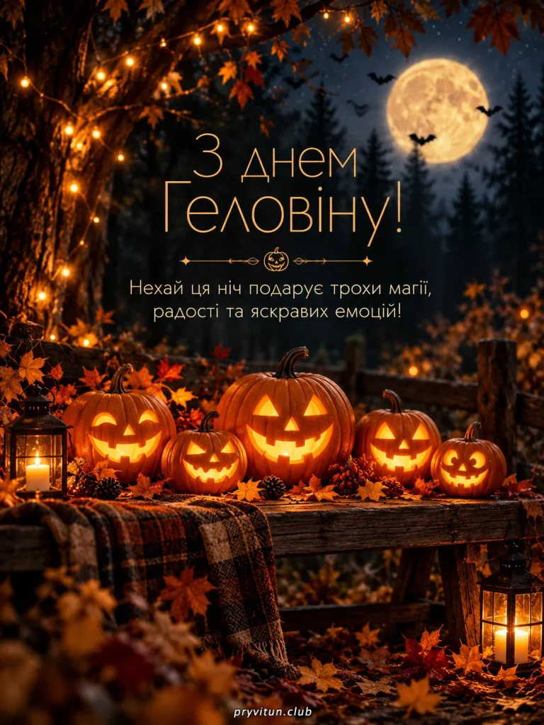 Щирі привітання з Геловіном
