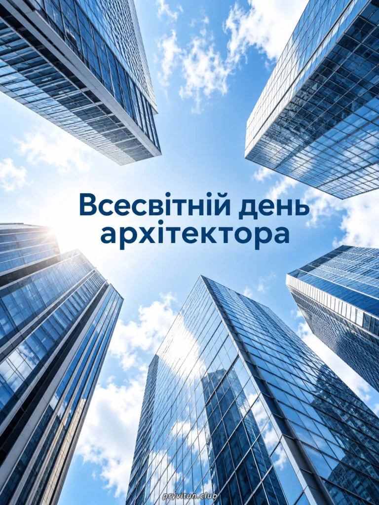 Щирі вітання з Днем архітектора