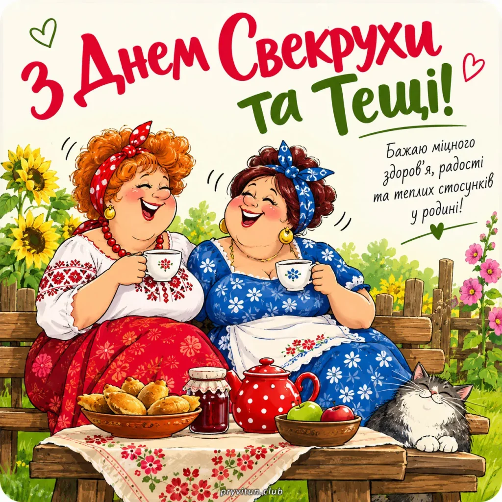 Щирі вітання з Днем тещі та свекрухи