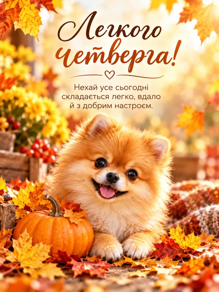 Сонячного четверга та прекрасного настрою
