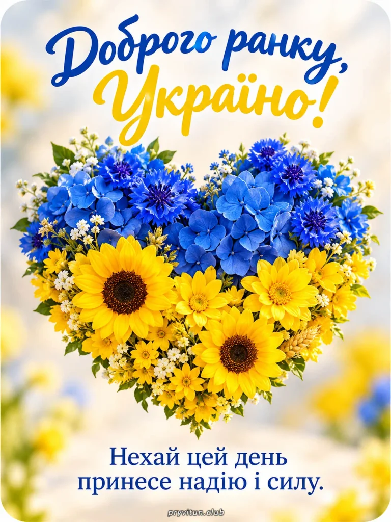 Сонячного ранку та щастя кожному українцю