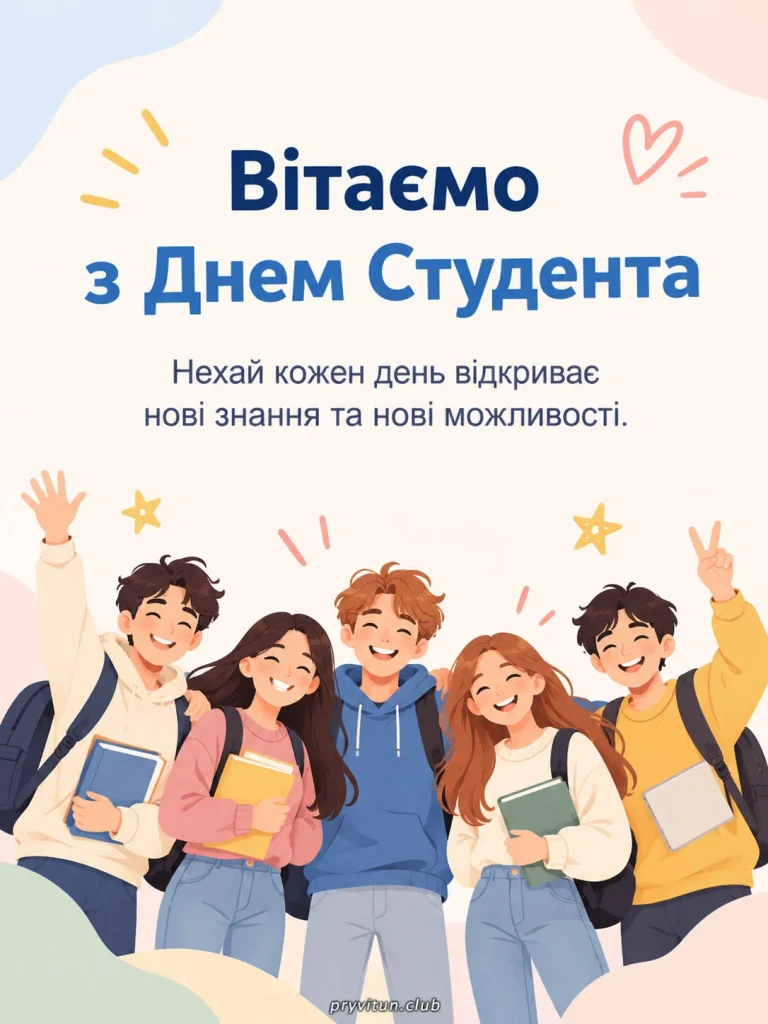 Студентам — натхнення, успіхів та мирного неба