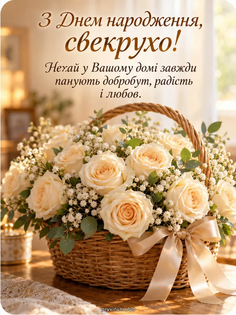 Свекрухо, нехай доля буде щедрою на добро