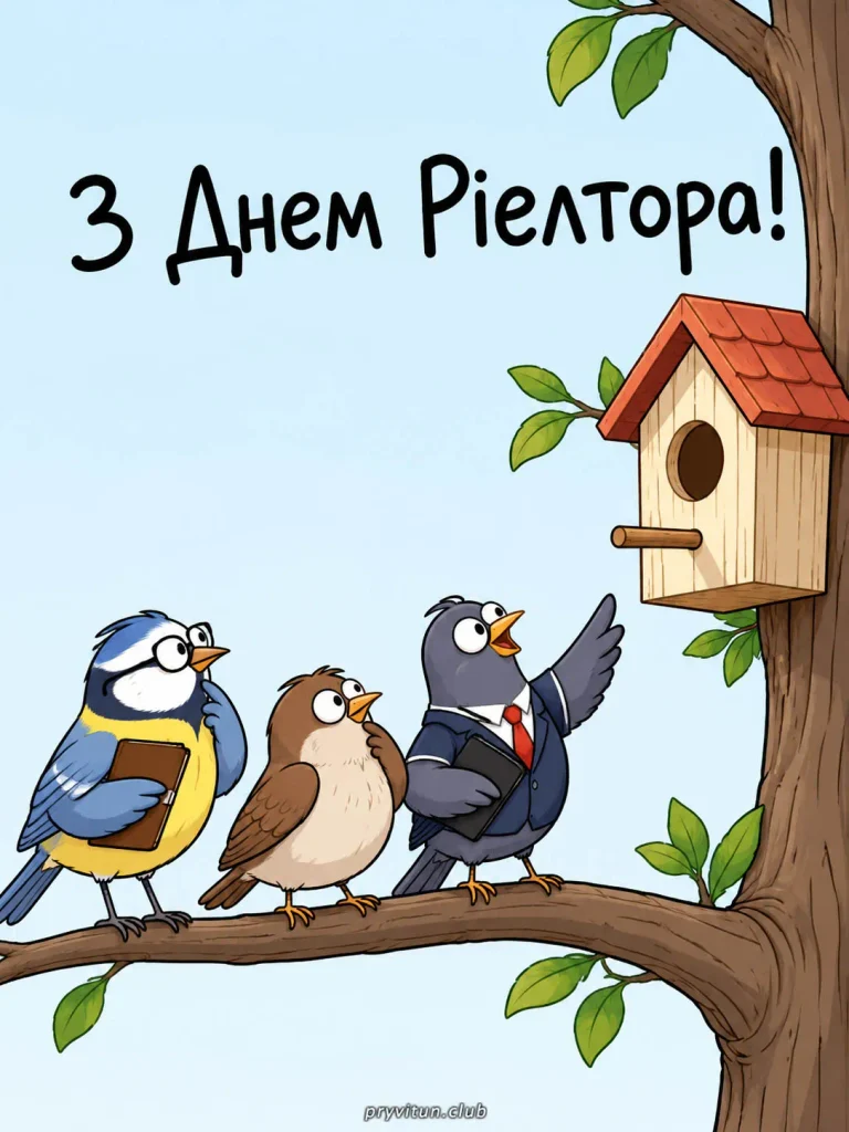 Святкова картинка до Дня рієлтора