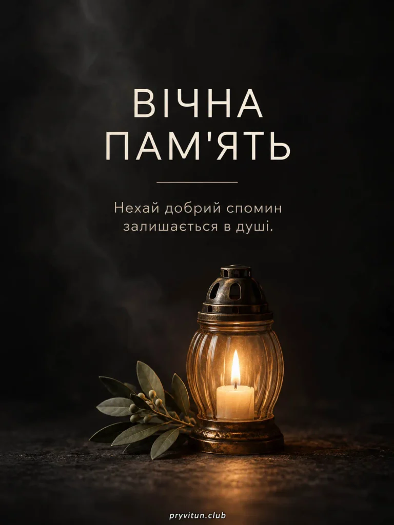 Світла пам'ять назавжди у наших серцях