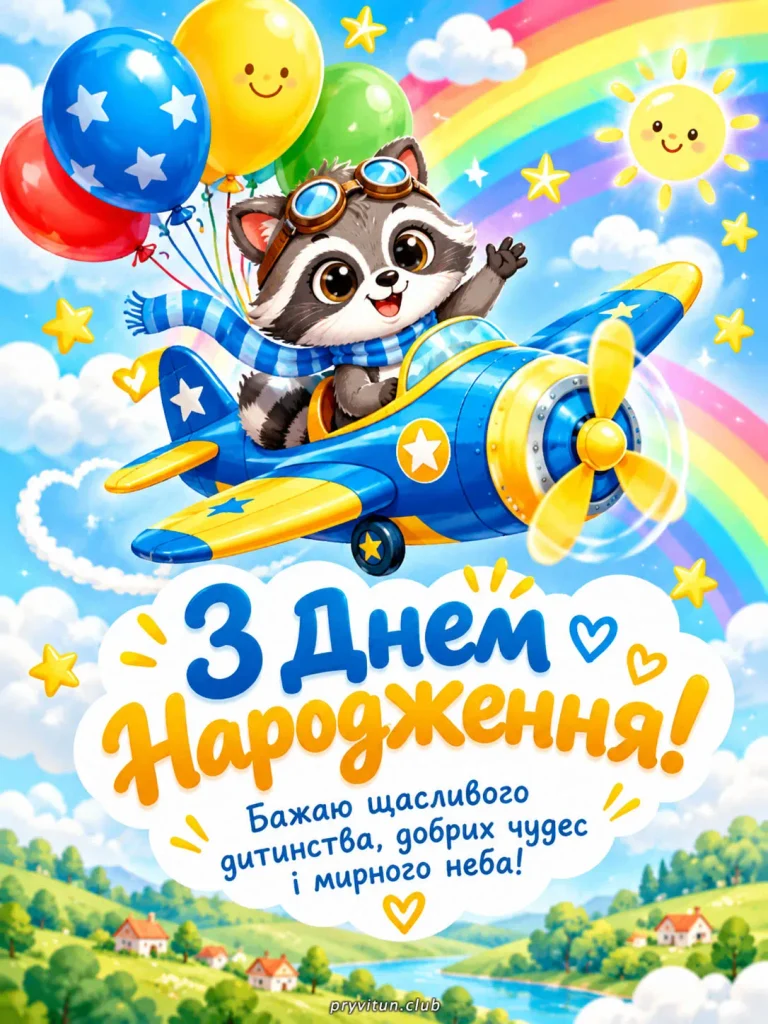 Синочку, бажаю тобі безмежного щастя