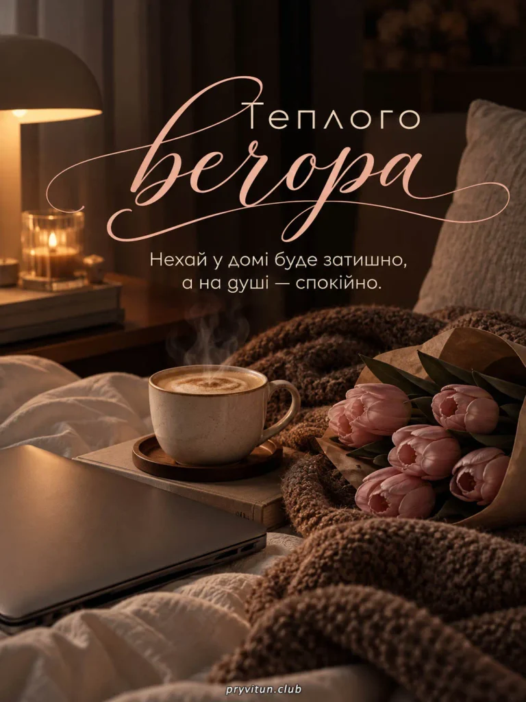 Теплого вечора та гарного відпочинку