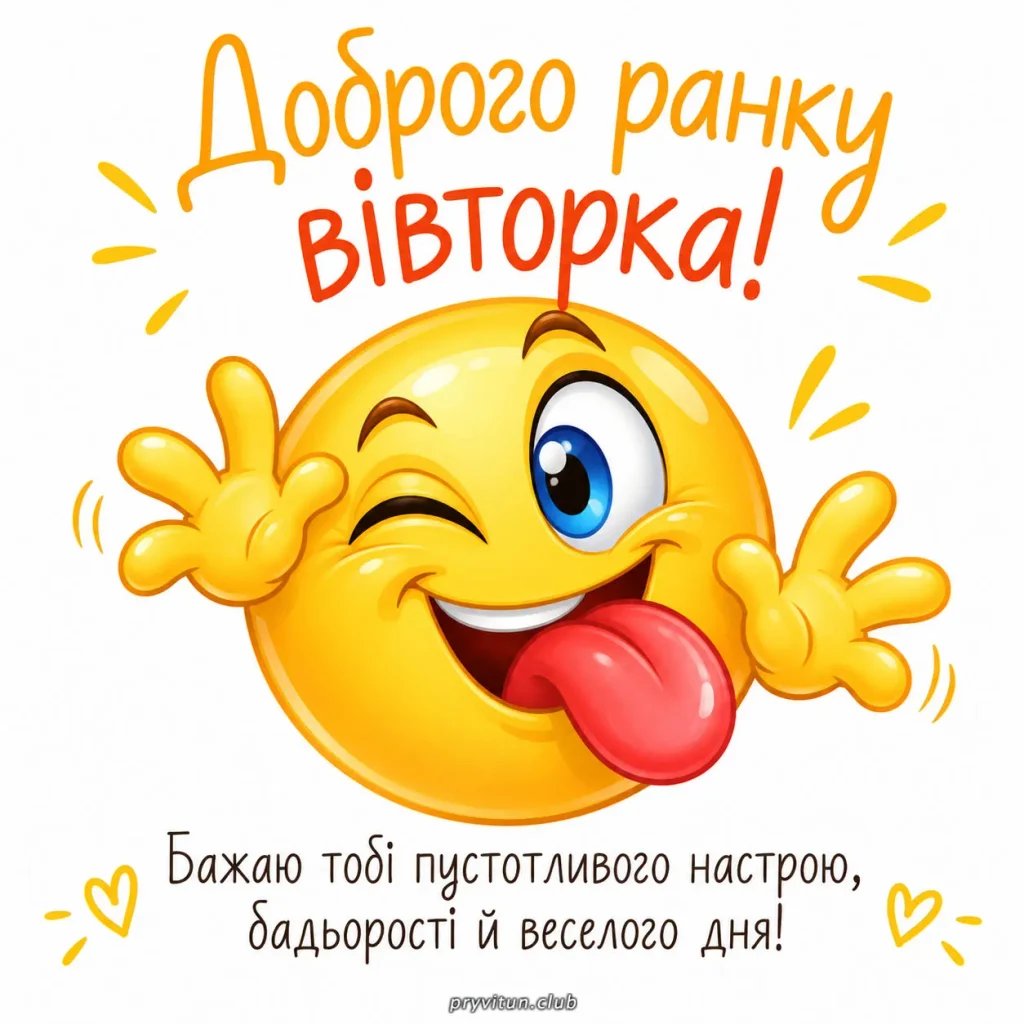 Веселого вівторка та настрою на мільйон