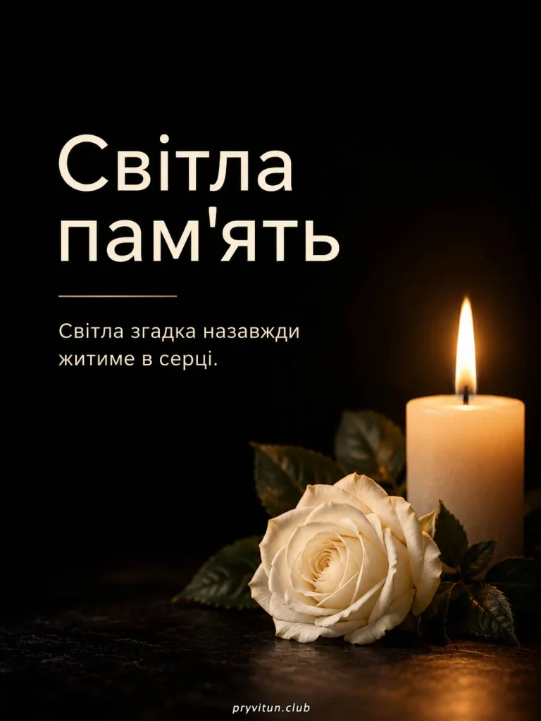 Вічна пам'ять і спокій душі